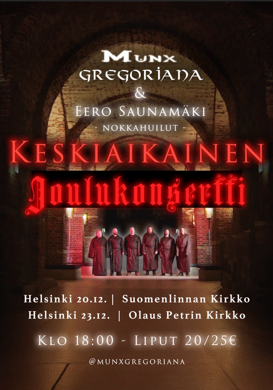 Munx Gregoriana Joulukonsertti